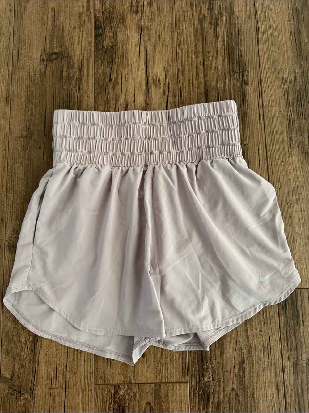 Nike Women’s Light Lavender High-Waisted Athletic Shorts